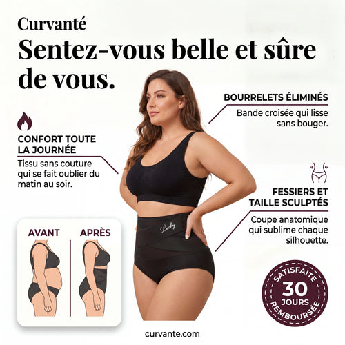 Culotte gainante taille haute Curvanté