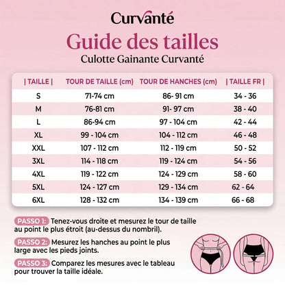 Culotte gainante taille haute Curvanté